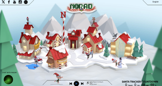 NORAD Santa Tracker homepage