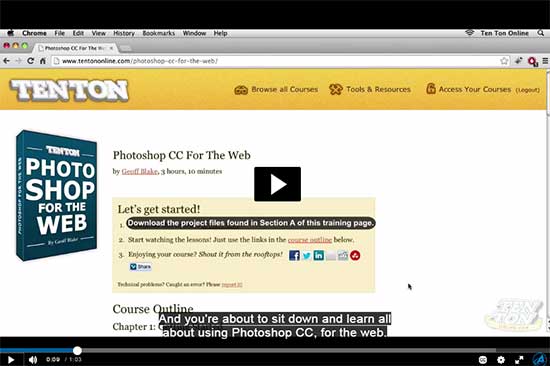 Video Tutorial: Photoshop Creative Cloud for the Web