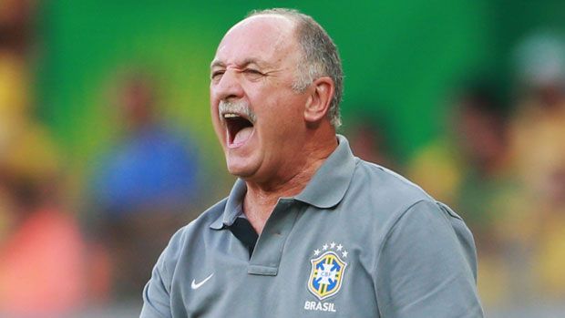 Brazil&amp;#039;s head coach Luiz Felipe Scolari 