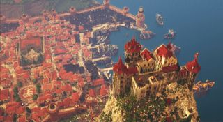 Best Minecraft servers - an overhead view of Westeroscraft
