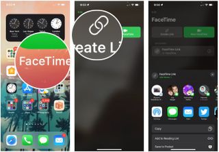 To invite a non-Apple user to FaceTime on iPhone or iPad, open the FaceTime app on your device Home Screen, then tap Create Link. Send the link to whoever you want using a selecting in the share sheet.