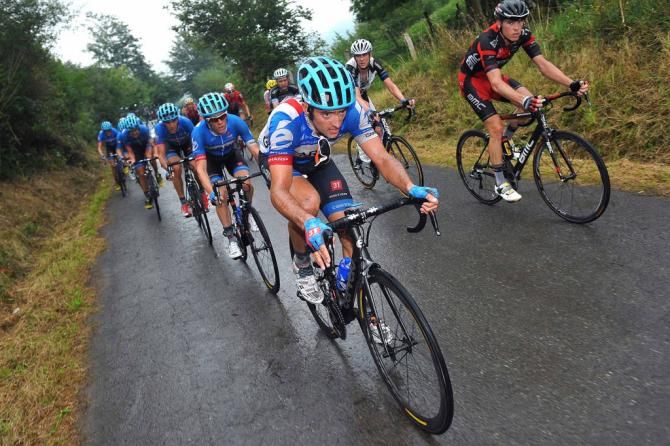 A determined Nathan Haas (Garmin-Sharp)