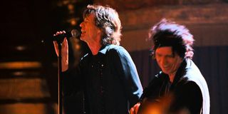 Mick Jagger and Keith Richards of The Rolling Stones in Shine a Light