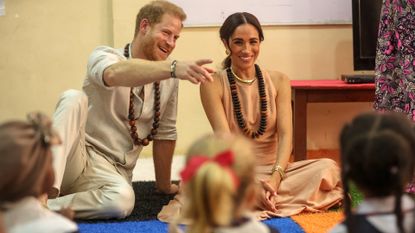 Prince Harry and Meghan Markle in Nigeria