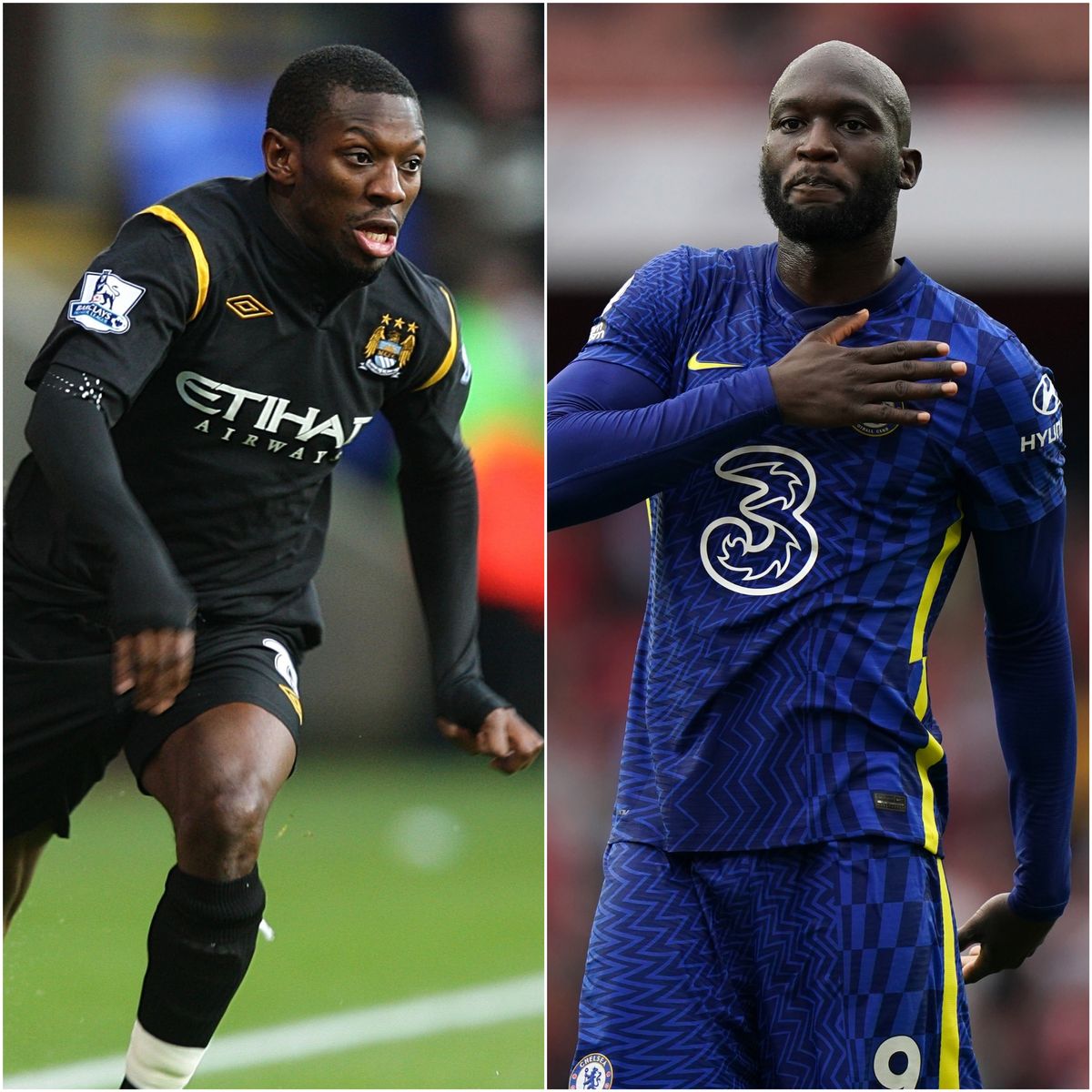 Shaun Wright-Phillips (left) and Romelu Lukaku