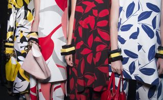 Marni S/S 2016 multiple panels of beautifully coloured and intriguingly cut layers of sturdy wool crepe.