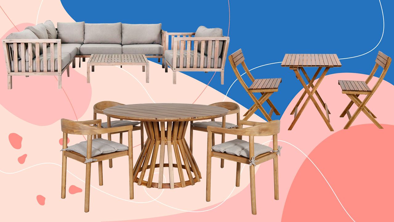 A selection of the best wooden garden furniture as selected by the Ideal Home team