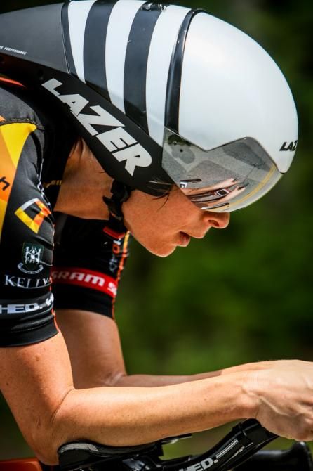 Lauren Hall (Optum) out on course