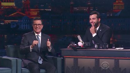 Stephen Colbert goes on Russian state late-night TV