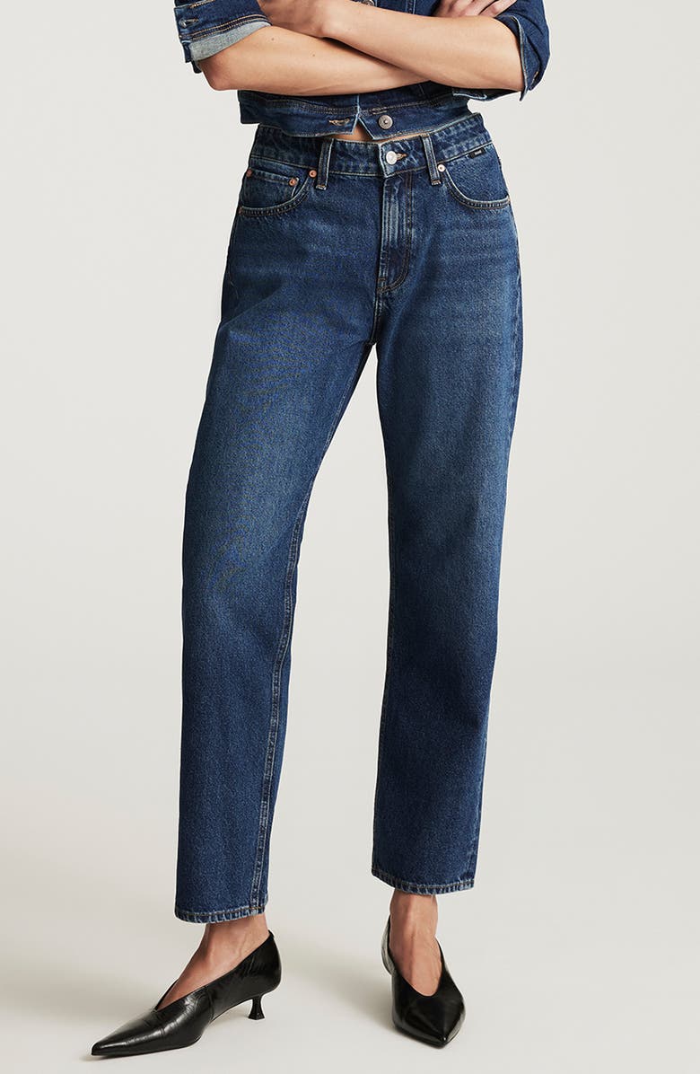 Savannah High Waist Wide Straight Leg Jeans