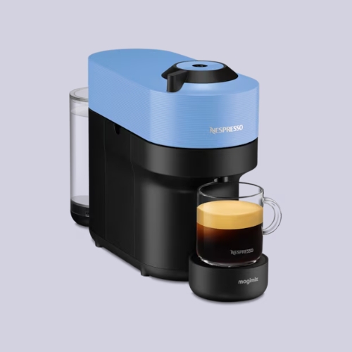 Nespresso, Vertuo Pop Coffee Machine, Pacific Blue