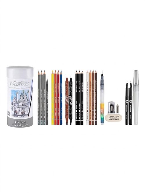 Cretacolor Urban Sketching 24-Piece Set