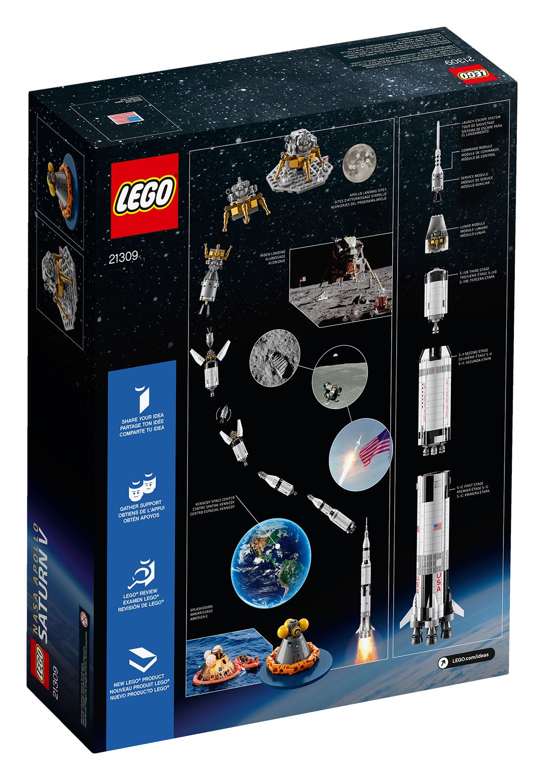 lego nasa apollo 11 saturn v