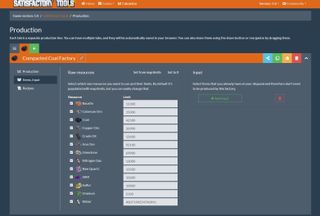 Satisfactory Tools fan-made calculator