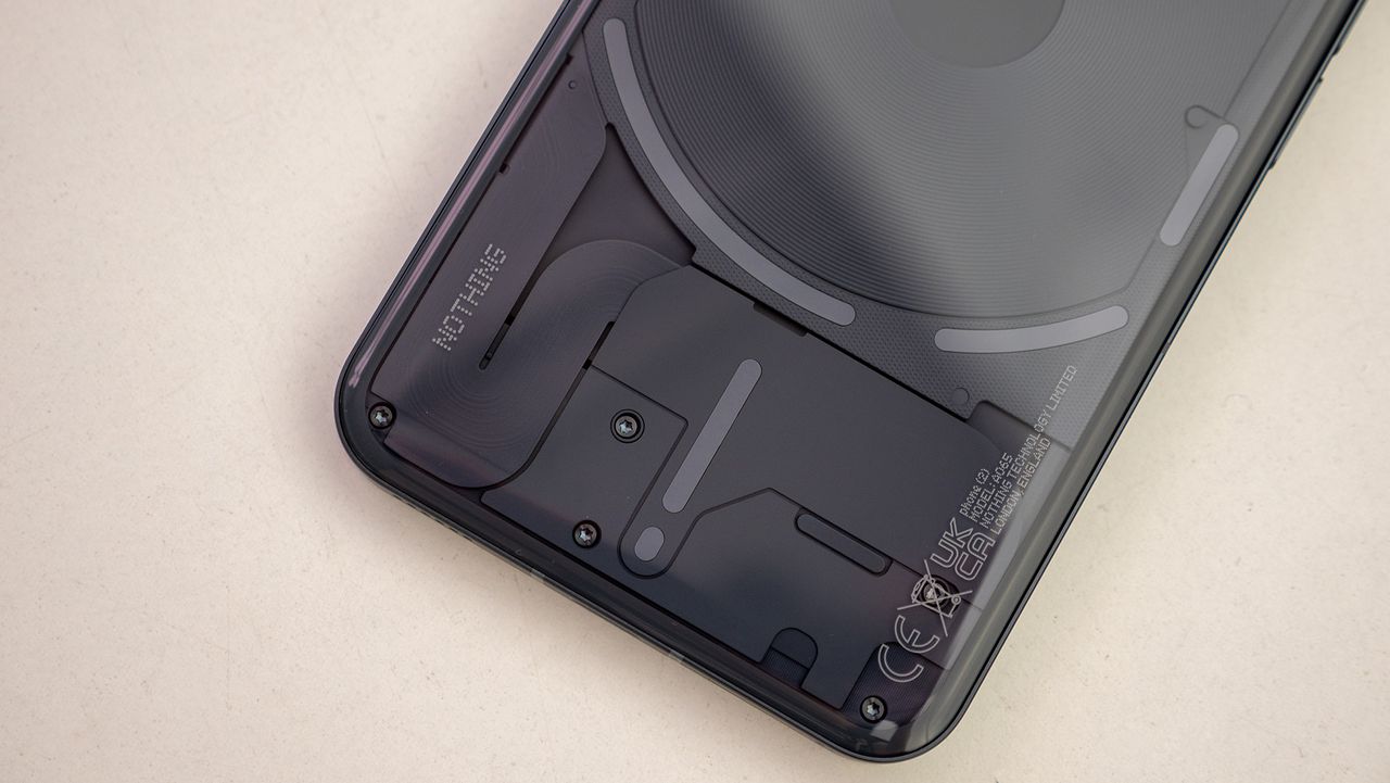 A close look at the design of the Nothing Phone (2)