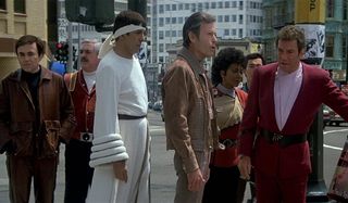 Star Trek IV: The Voyage Home the Enterprise crew in 1986