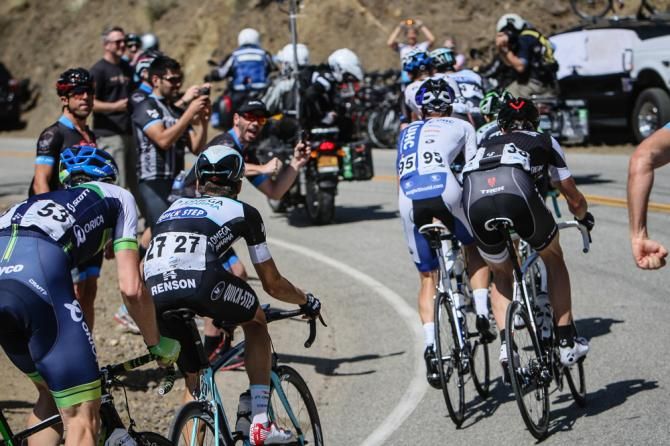 One of the many breakaways during the Tour of California