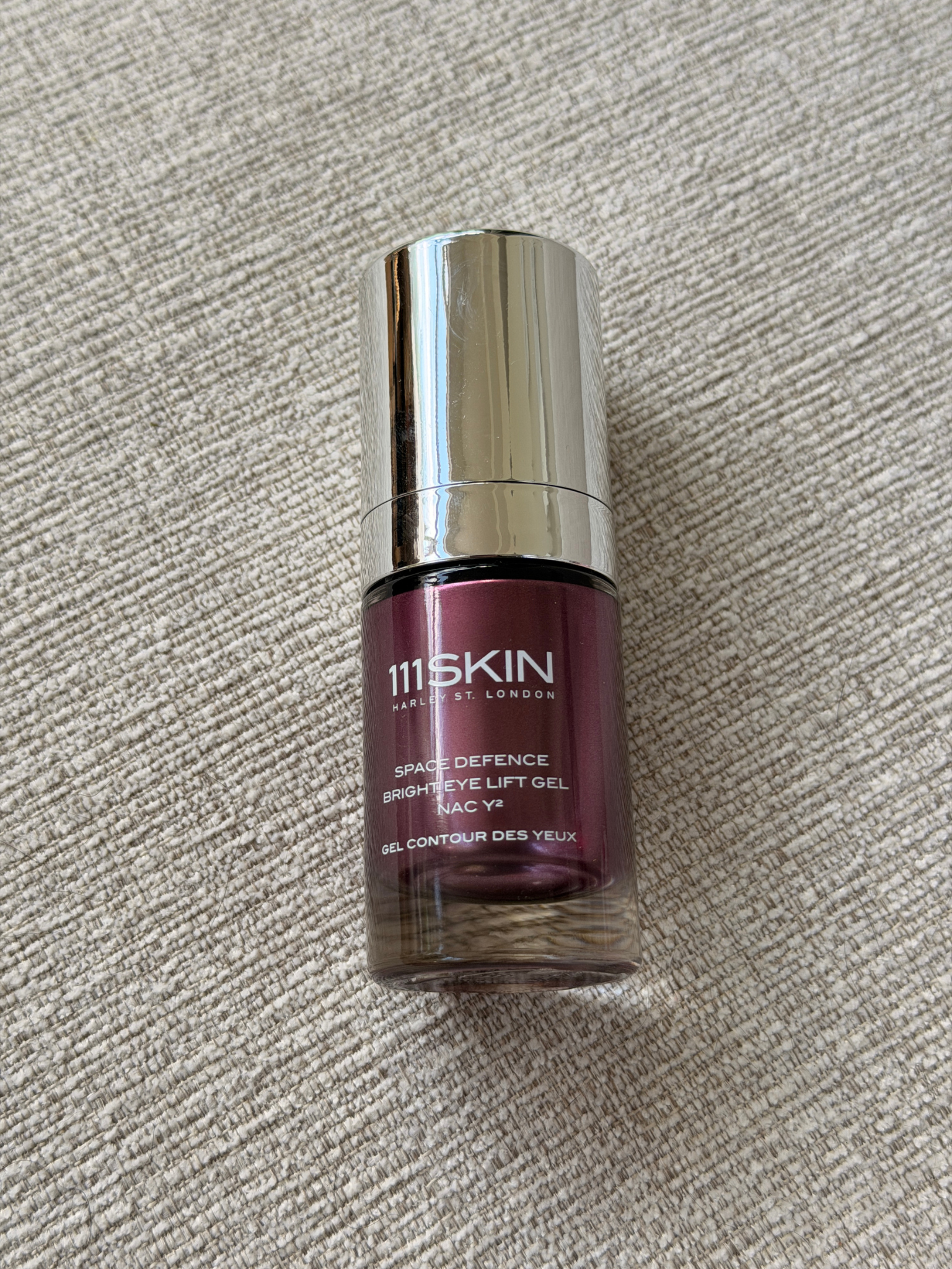 A bottle of 111Skin's eye serum