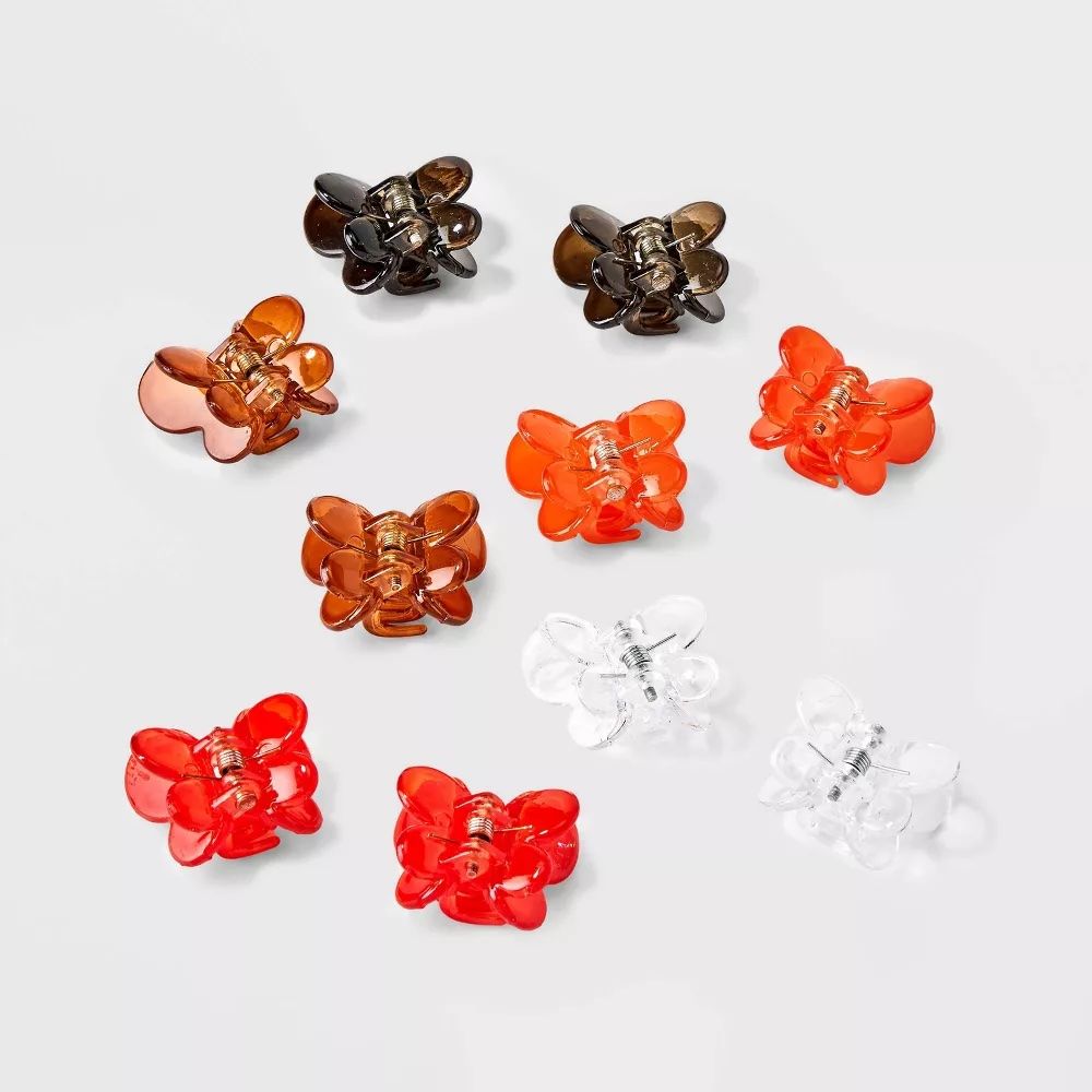 Mini Butterfly Hair Clips