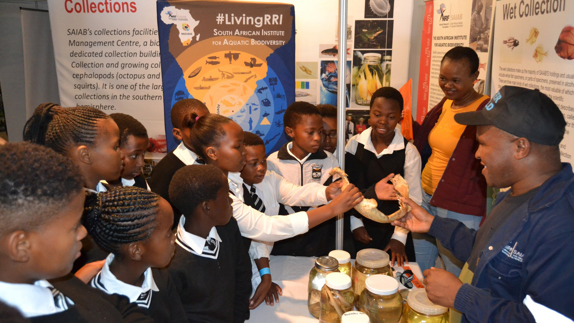 Part of the SAIAB's mission is to improve the public understanding of how healthy aquatic ecosystems function, as well as how to ensure their sustainability. Image credit: SAIAB