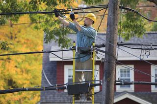 cable TV installation tech