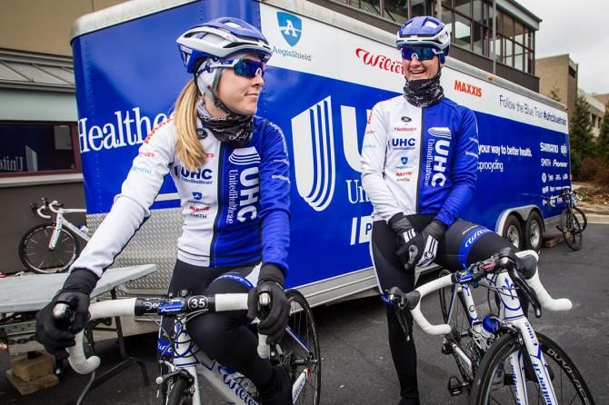 Hannah Barnes and Lauren Tamayo get ready to roll out
