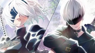 2B and 9S in anime form