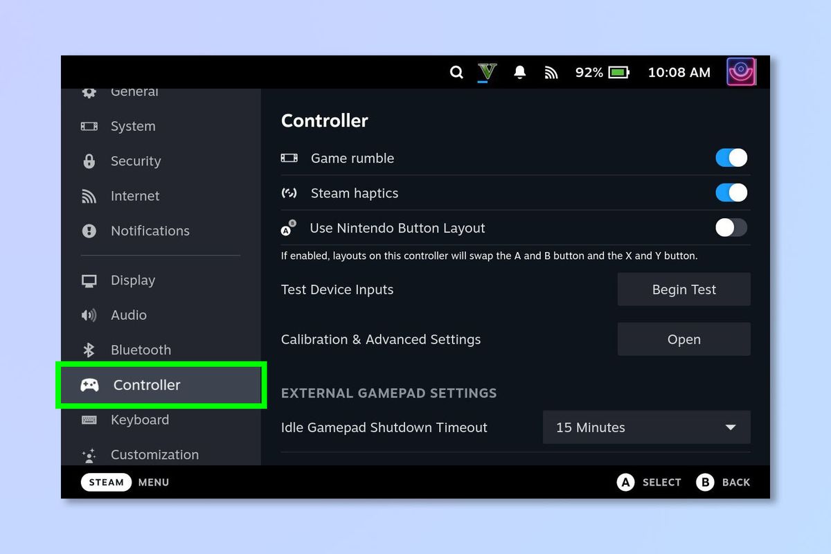 Steam Deck — how to check, calibrate and disable the gyro | Tom's Guide