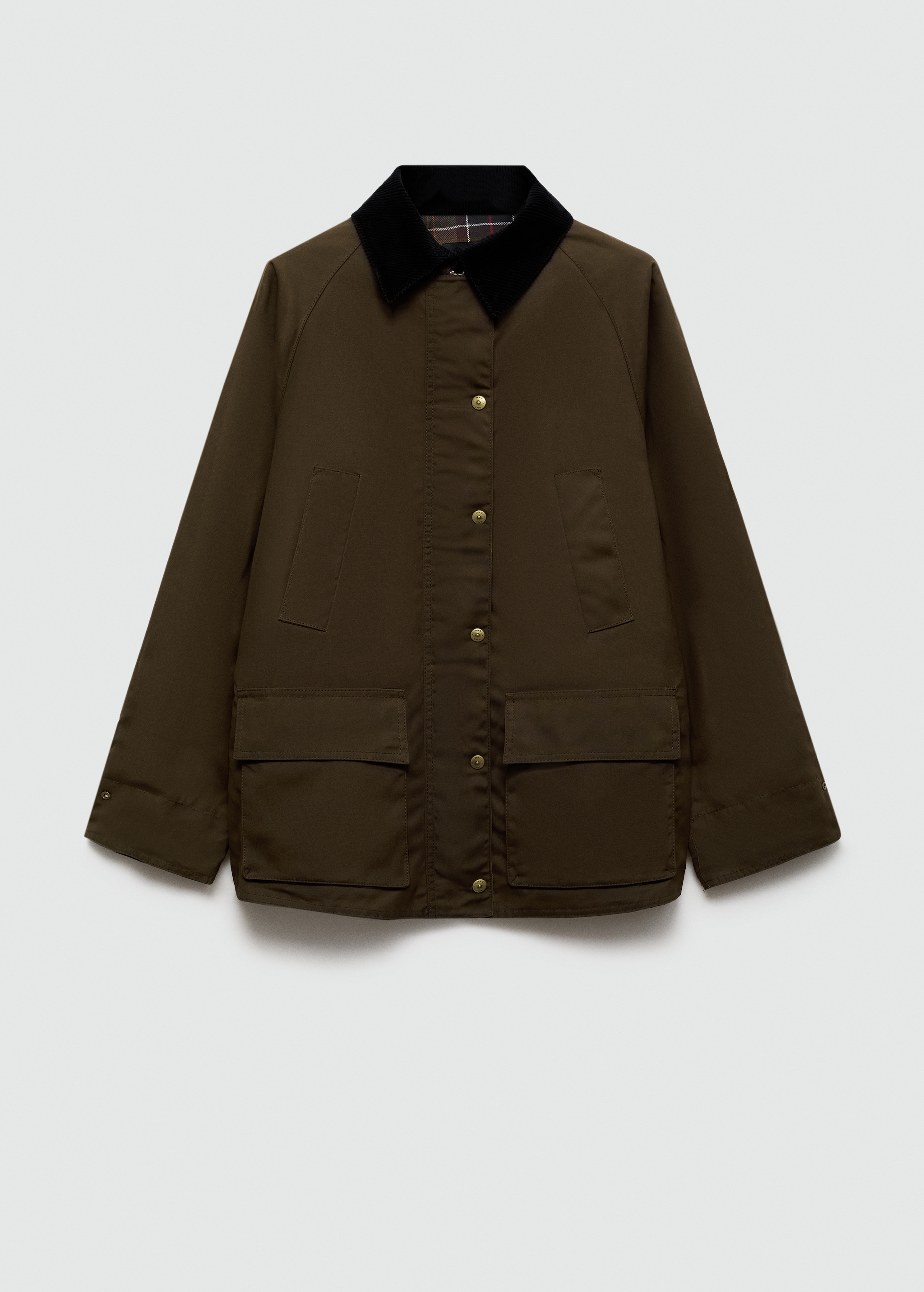 Waxed-Effect Short Parka - Women | Mango Usa