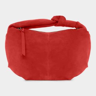 red shoulder bag