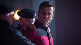 Glen Powell as Ben Richards in The Running Man