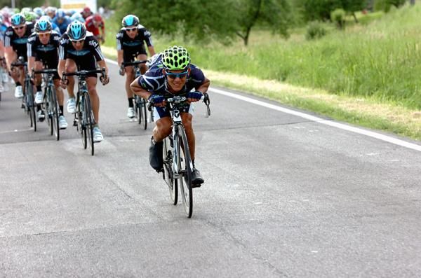 Getting aero on a descent.
