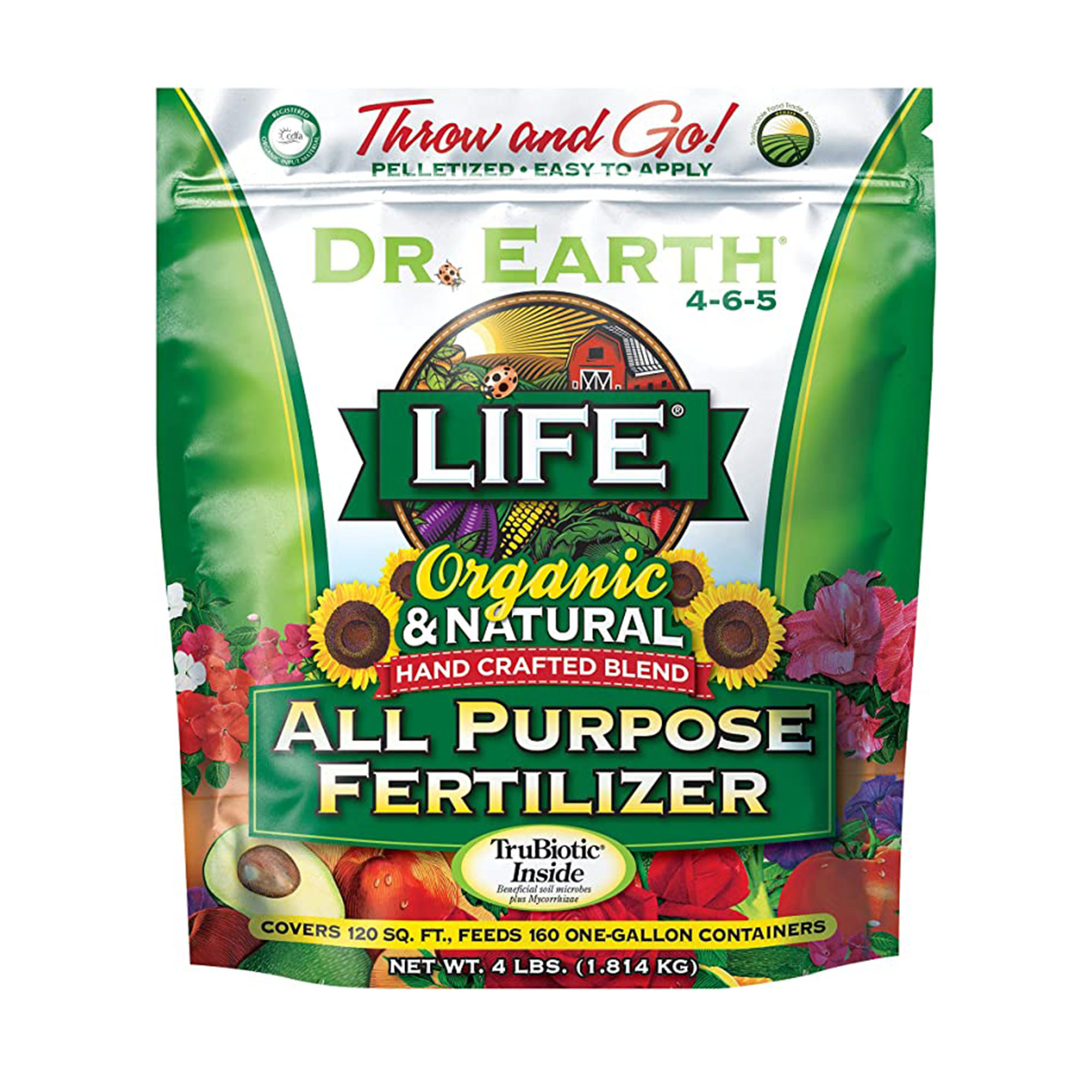 Dr Earth plant fertilizer from Amazon