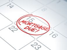 Mortgage due calendar date reminder circle