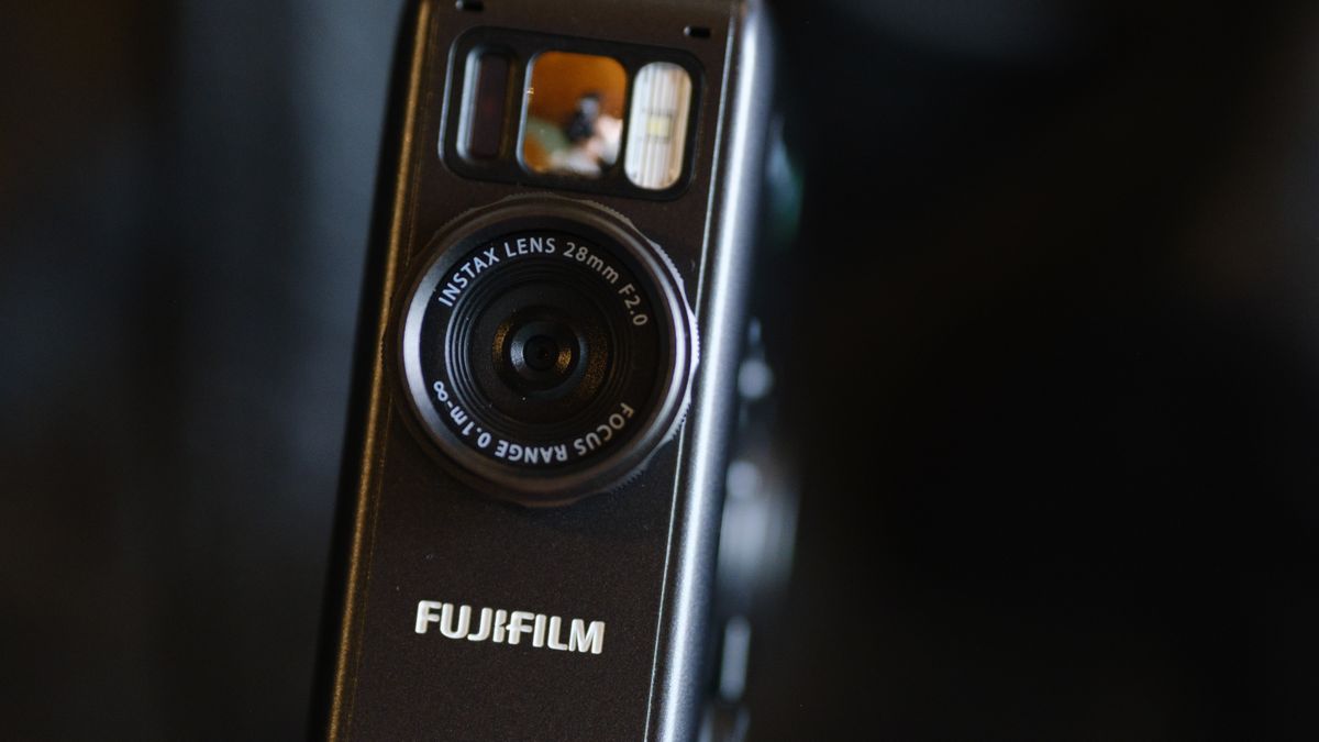 The Fujifilm Instax Mini Evo Cinema decades camera