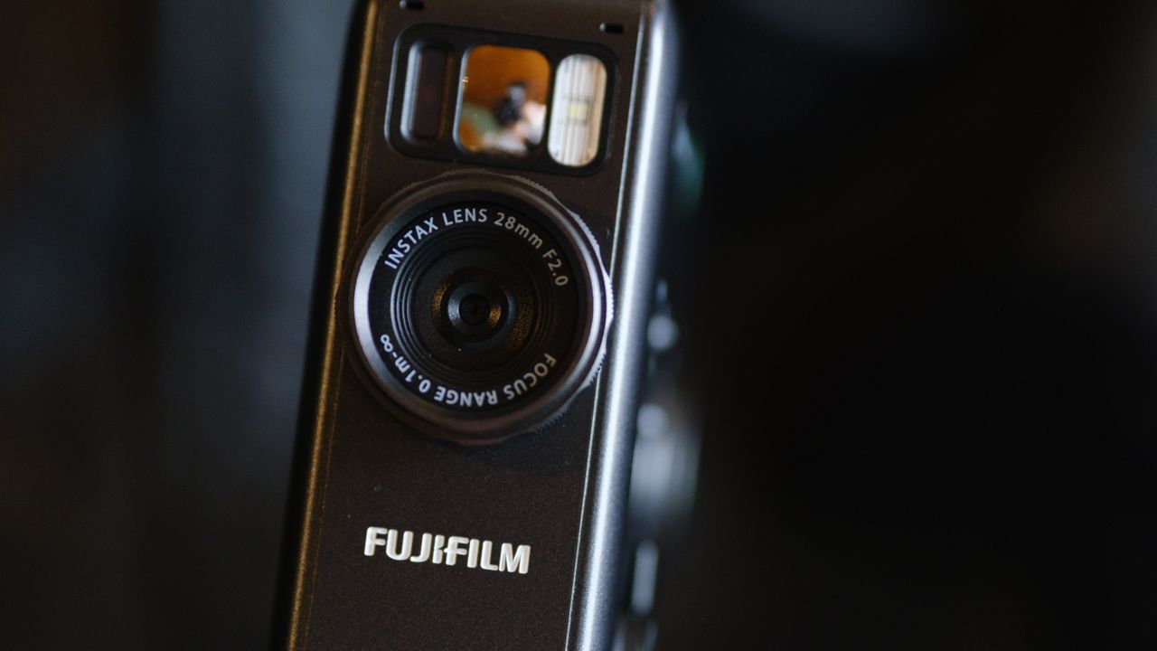 The Fujifilm Instax Mini Evo Cinema decades camera