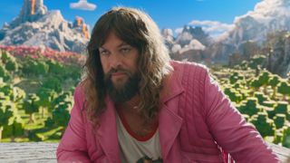 Still of Jason Momoa in A Minecraft Movie