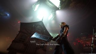 En skärmdump på huvudkaraktären i Final Fantasy 7 Remake