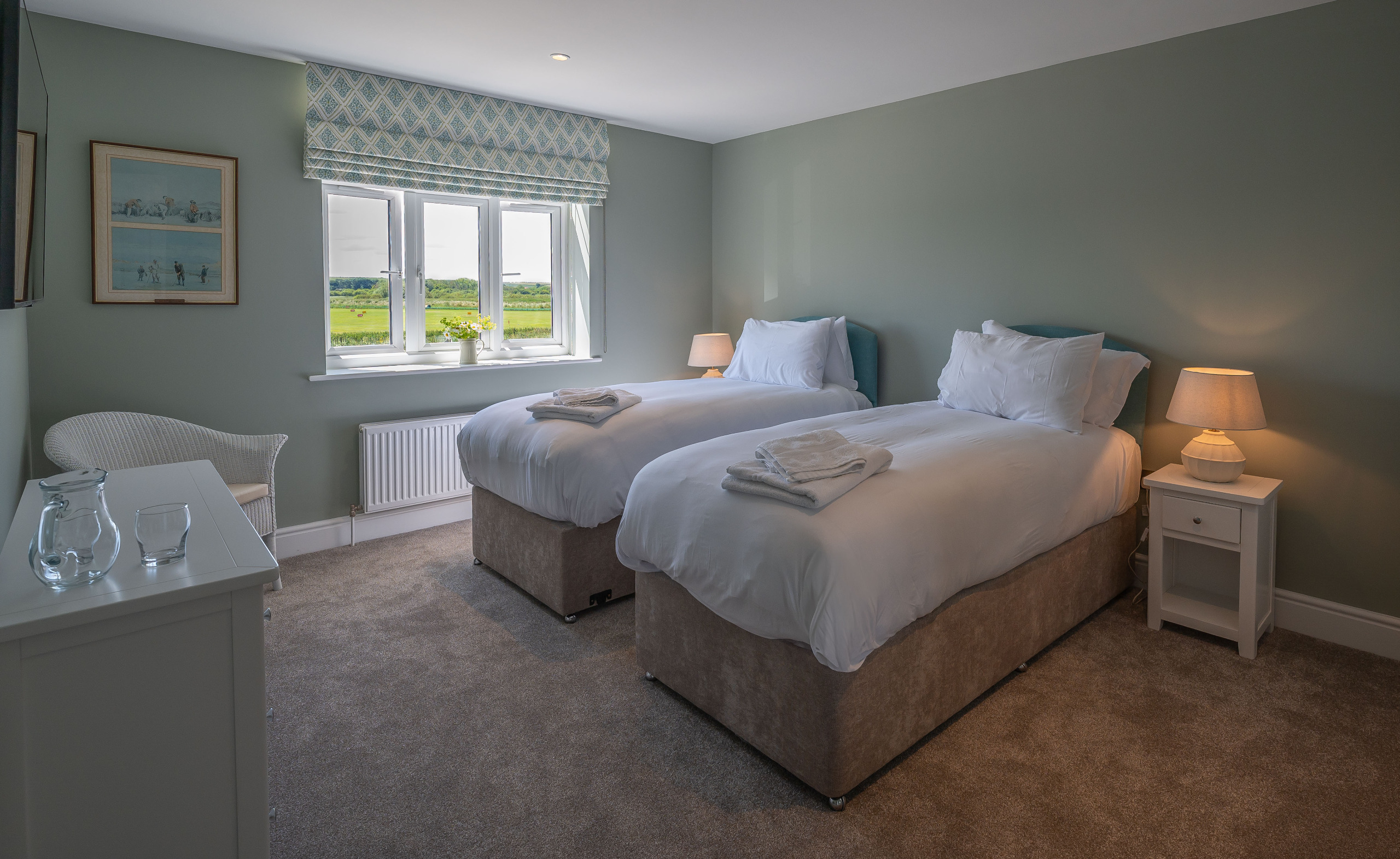 Twin bedroom at Royal West Norfolk