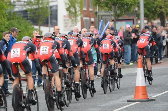 BMC put in a strong ride despite wet conditions