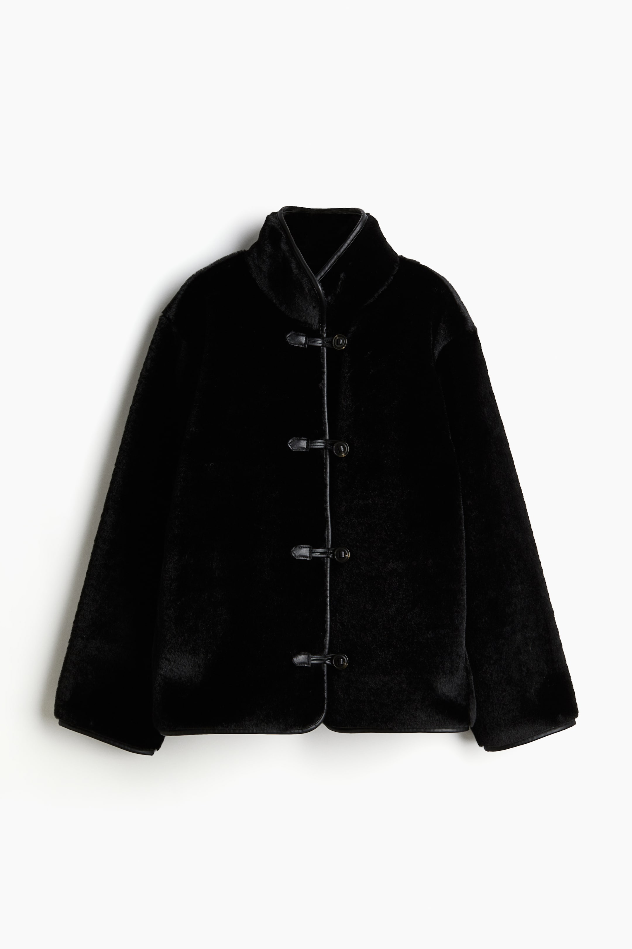 Fluffy Jacket - Black