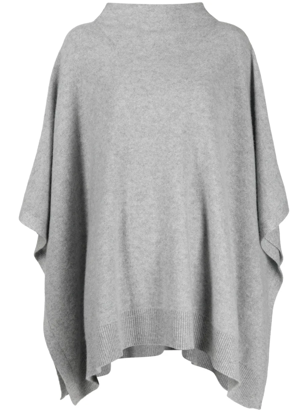 Sleeveless Cashmere Poncho | Os