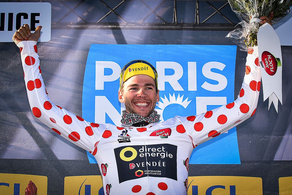 Antoine Duchesne took over the mountains jersey during stage 6