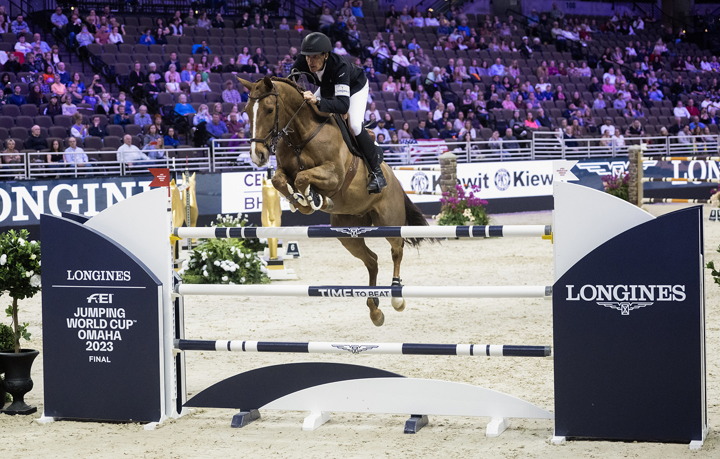 Longines FEI Jumping World Cup&amp;trade; Champions 2023 Henrik von Eckermann (SWE) riding King Edward