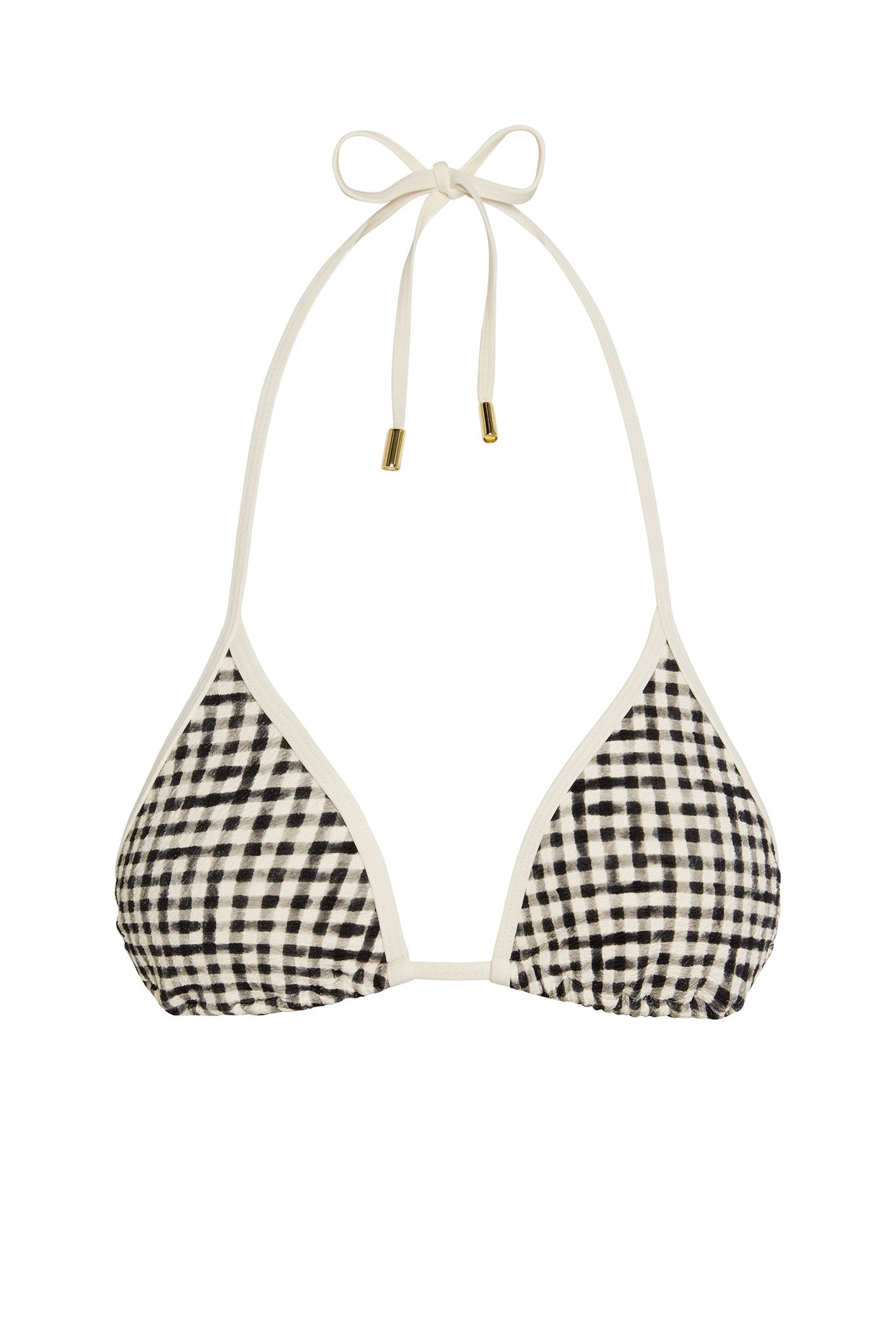 Palma Top Colorblock - Black Gingham - Black Gingham / P