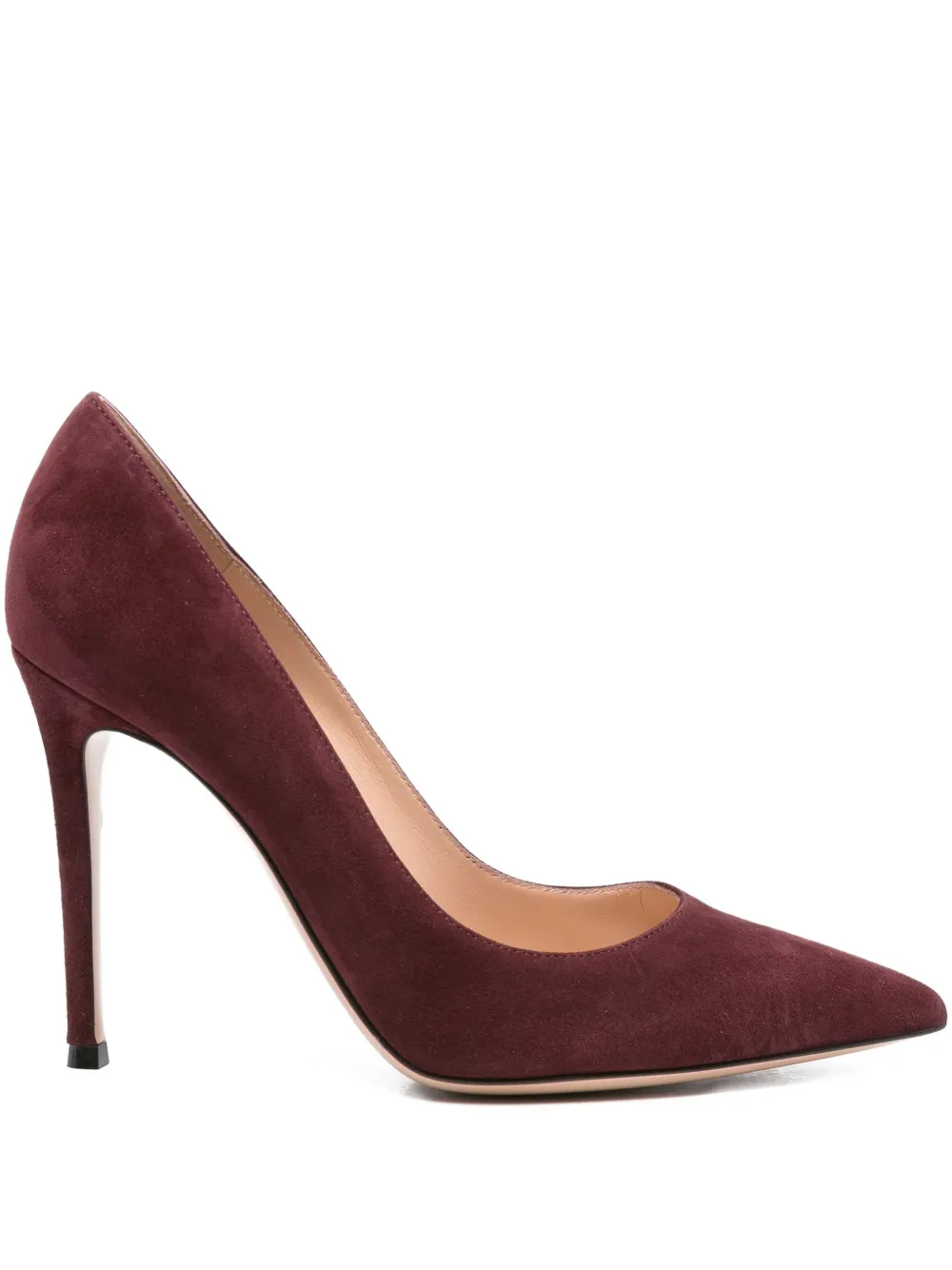 Gianvito Rossi 105mm Suede Pointed-Toe Heeled Pumps | 40