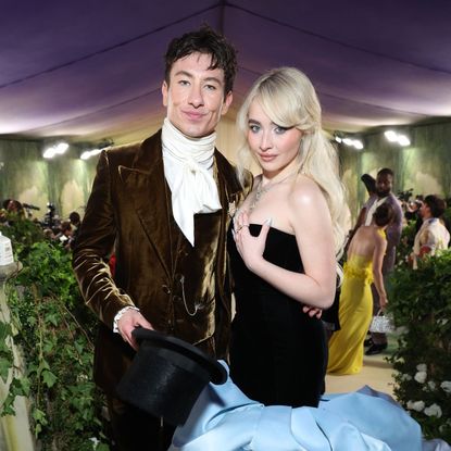 Barry Keoghan and Sabrina Carpenter attend the 2024 Met Gala in New York City