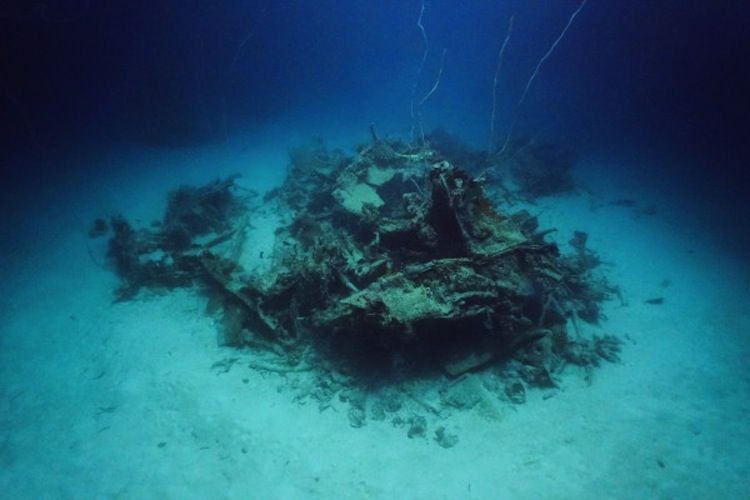 Wreck of World War II Plane