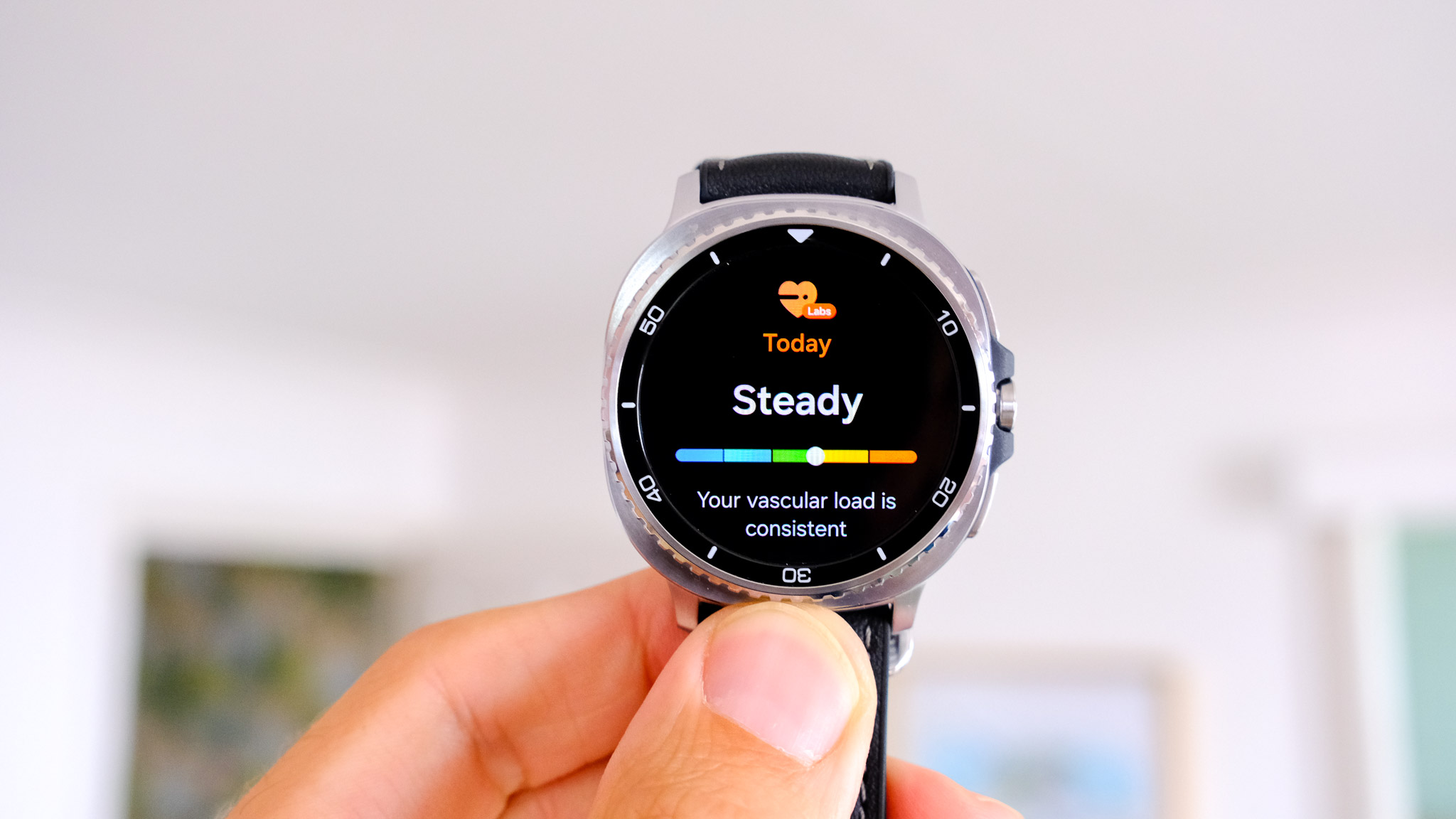 Samsung Galaxy Watch 8 Classic showing Vascular Load feature