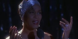 Rachel Marron (Whitney Houston) sings in The Bodyguard (1992)